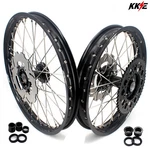 Kke 21/19 Cast Wheels For Honda CRF250R 2004-13 CRF450R 02-12 Mx Rims Black Hubs. Fixed Price $493.05.