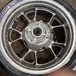 2008 Kawasaki ZG1400 Concours Rear Wheel Rim 17X6 Straight Tire Not Good. Fixed Price $119.99.