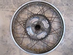 Rear Wheel 1973 Yamaha GT1 80. Fixed Price $74.99.