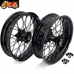Kke 17" Supermoto Wheels For Husaberg Fe Fc 125 250 350 450 2004-2014 Black Rims. Fixed Price $759.00.