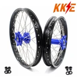 Kke 21/18 Enduro Spoked Wheels Rim For Yamaha WR250R 2008-2020 Oem Size Blue Cnc. Fixed Price $529.00.