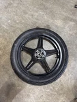 1978 & 1979 Honda 5-SPOKE Front Wheel Rim W/ Tire. Fixed Price $70.00.
