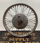 Dunlop WM2-19 19" Chrome Rim Wheel 40 Spoke Triumph Bsa Hub Axle 5T 6T T100 T120. Fixed Price $150.00.