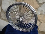 21X3.5" Dna Fat Mammoth 52 Spoke S/d Front Wheel For Harley Baggers 00-07. Fixed Price $699.00.