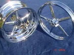 Harley Davidson Chrome Rocker Wheels Softail Exchange Program Fit 08-11 Fxcwc. Fixed Price $1249.00.