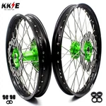 Kke 21/19 Mx Spoked Wheels Rims For Kawasaki KX125 KX250 2003 2004 2005 Disc. Fixed Price $649.00.