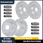 Fit For Honda Accord 08-17 Front Rear Brake Rotors Pads Drilled Slotted. Fixed Price $119.00.