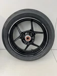 2024 25 26 Kawasaki ZX636 ZX6R Ninja Rear Wheel Rim Tire Hub Black Oem. Fixed Price $364.99.