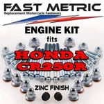 Honda Cr 250R Engine Rebuild Bolt Kit Factory Style Zinc Fasteners. Fixed Price $39.99.