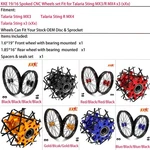 Kke 19/16 Cnc Spoked Wheels Rims For Talaria Sting MX3 4 Xxx. Fixed Price $569.00.