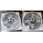 18X3.5 16X3.5 Fat Spoke Wheels Rims For Harley Softail Boy Deuce Fxstd Used. Fixed Price $499.99.