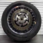 Harley Touring Road King Flhr 28 Spoke 16" Rear Wheel Rim Tire Rotor 43402-09. Fixed Price $213.85.