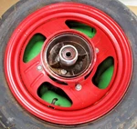 1988 Yamaha Oem Rear Wheel 4.00 X 12" Straight Rim Good Race -tire. Fixed Price $75.00.