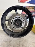 Yamaha FZ8 Oem Rear Wheel Disk Rotor Rim Assembly 2013 FZ-8. Fixed Price $200.00.