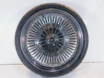 Harley Davidson Evo Touring Electra Glide Chrome Laced Front Wheel Rim & Tire. Fixed Price $899.95.