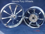 Honda Fury Oem Chrome Rims Wheels Front Rear Vtx 1300 Exchange Progr.. Fixed Price $1199.00.