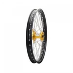 Tusk Impact Complete Wheel - Front 21 X 1.60 Black Rim/silver Spoke/yellow Hub. Fixed Price $320.92.