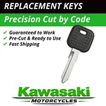 Kawasaki Motorcycle Keys Replacement Cut Code A311111-A314134. Fixed Price $11.99.