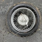 1986 Honda Rebel CMX250C Rear Tire & Rim 130/90-15. Fixed Price $49.99.