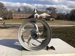New Oem Nos Victory Silver Cast Rear Wheel Rim Vision Cross Country Road. Fixed Price $150.00.