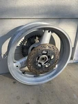 2003-2008 Suzuki + SV650S Rear Wheel 64111-08F11-Y6G. Fixed Price $125.00.