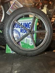 Harley Chopper Ironhead Sportster 17 3.00 Hd Chrome 5 Spoke Invader Wheels. Fixed Price $789.84.