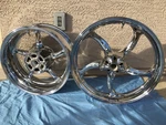 Yamaha Raider Chrome Rim Service From Performance Edge Wheel Rear Tire Xv 1900. Fixed Price $1399.00.