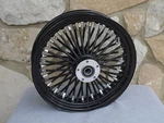 18X3.5" Black Fat Spoke Rear Wheel Harley Flt Touring Baggers 2008 Only. Fixed Price $1349.00.