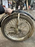 Vtg Harley Chopper Knucklhead Girder Springer 19 Spool Rim 40 Mini Drum Panhead. Fixed Price $500.00.