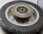 1975 Honda Goldwing GL1000 Rear Wheel Tire Disc 120/90 17". Fixed Price $119.99.