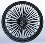 Fat Spoke 18 Front Wheel Black 07-20 W/abs Harley Softail Heritage Boy Slim. Fixed Price $588.95.