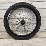 20" Black Single Wall Aluminum 48 Spoke Front Wheel Rim 3/8 Axle Mid School Bmx. Fixed Price $44.97.