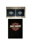 2 Harley-davidson Silver Bar & Shield Logo Utility Mats 1 Fleece Throw Blanket. Fixed Price $49.00.