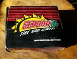 New Sedona Motorcycle Inner Tube 4.00-8 TR4 Valve Stem 87-0098. Fixed Price $19.95.