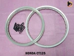 Honda CT125 Front+ Rear Aluminium Silver Wheel Rim Set *NAN4321*. Fixed Price $173.75.