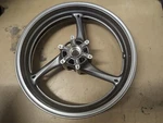 Genuine Suzuki Oem Part 54111-14J00-20H Wheel, Front (17M/CXMT3.50) (silver). Fixed Price $350.00.