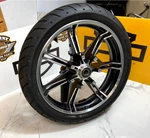 Oem 00-26 Harley Touring Slicer Impeller 18"X3.5" Front Wheel & Tire. Fixed Price $399.95.