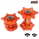 Kke Cnc Billet Front & Rear Hubs Sub-assy For Ktm Exc Sx Xcw 2003-2026 Orange. Fixed Price $259.00.
