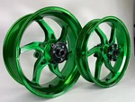 Core Moto Apex Wheels Front & Rear Kawasaki Ninja ZX10R 2016-2024 Gloss Green. Fixed Price $3049.00.