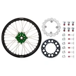 Tusk 1931330179 Impact Complete Rear Wheel Package 18 X 2.15 Black Rim/silver. Fixed Price $445.30.