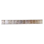 K & Steel Wheel Weights 1/4 Oz. Chrome. Fixed Price $13.72.