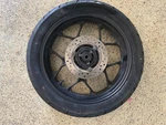 2015-2018 Yamaha YZF-R3 Black Rear Back Wheel Rim W/ Tire & Rotor. Fixed Price $199.99.