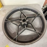 1979-81 Suzuki GS850GL GS650 GS1000 Front Wheel OEM#54111-45101-291 (eb/rm). Fixed Price $50.00.