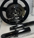Harley 2009 -19 Front Touring Bright Black Wheel Glide Street Exchange. Fixed Price $699.00.