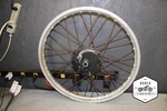 1974 Kawasaki KS125 1.60" X 21" Front Wheel Rim 3874.WN. Fixed Price $50.00.