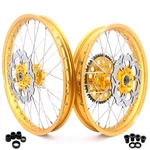 Kke 21/19 Dirt Bike Mx Wheels Fit Suzuki RM125 RM250 1996-2000 Disc Cnc Gold Rim. Fixed Price $669.00.
