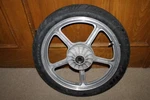 02 - 06 Honda Shadow Spirit Front Wheel / Rim & Tire Nice!. Fixed Price $230.00.