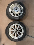 Oem Harley Davidson 16 Front Rear 9 Spoke Wagon Wheel 43345-00 43402-00B Rim. Fixed Price $550.00.