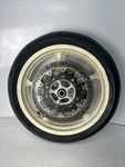 Front Wheel Tubeless Rim Yamaha Yzf R1 98-03 FZ1 Tan Straight Oem Rotors Tire. Fixed Price $270.35.