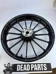 Harley Cvo 19"X3.5" Talon Turbine 09-23 Front Black 15 Spoke Mag Wheel Rim. Fixed Price $400.00.